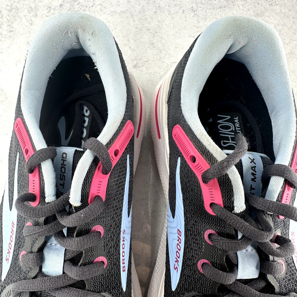 Brooks Ghost Max Women’s 7.5 B Running Shoes Blue Sneakers Walking Athletic - Picture 4 of 15